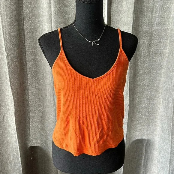 Orange Topshop Tank Top - Picture 1 of 4